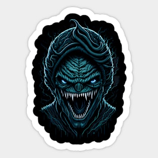 Sci Fi Horror Monster Sticker